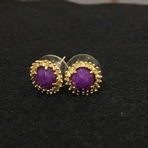 Kendra Scott Carly Earrings Amethyst